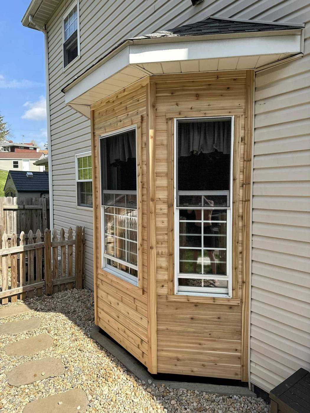 Rebuilt in clear cedar
